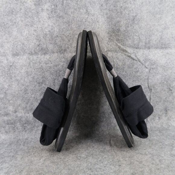 Sanuk Shoes Womens 7 Sandal Yoga Sling Comfort Active Flats Active Black Pull On - Picture 10 of 14